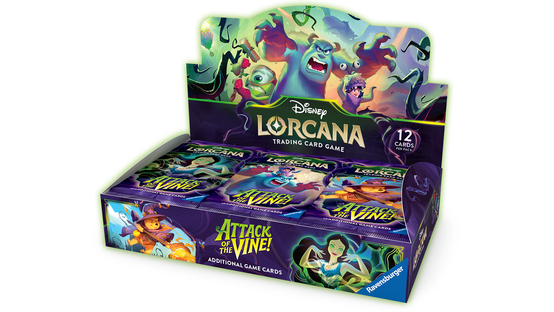 Attack of the Vine! Booster Display — official Ravensburger render