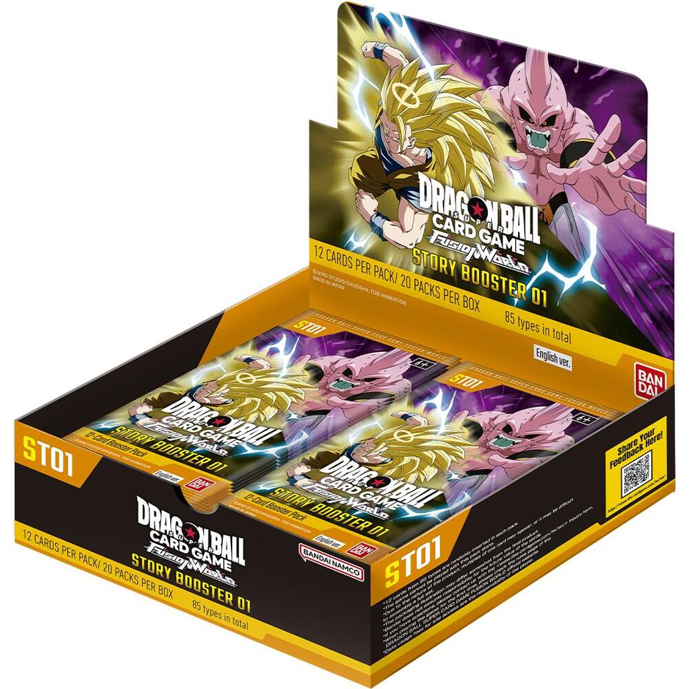 Sealed Dragon Ball Super Card Game Fusion World Story Booster 01 booster box — product photo