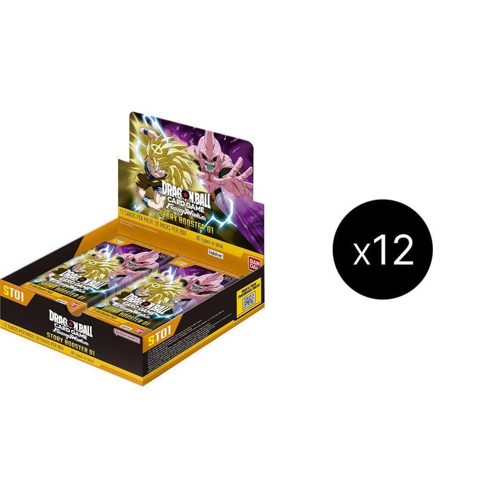 Sealed Dragon Ball Super Fusion World Story Booster 01 case — product photo
