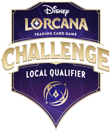 Official Disney Lorcana Local Qualifiers shield badge, Ravensburger image