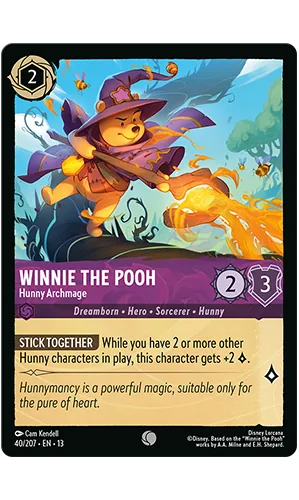 Winnie the Pooh – Hunny Archmage, a revealed Great Hunny Rescue card