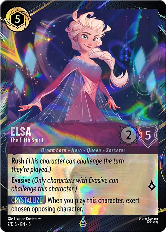 Elsa – The Fifth Spirit, the Gift with Purchase promo card