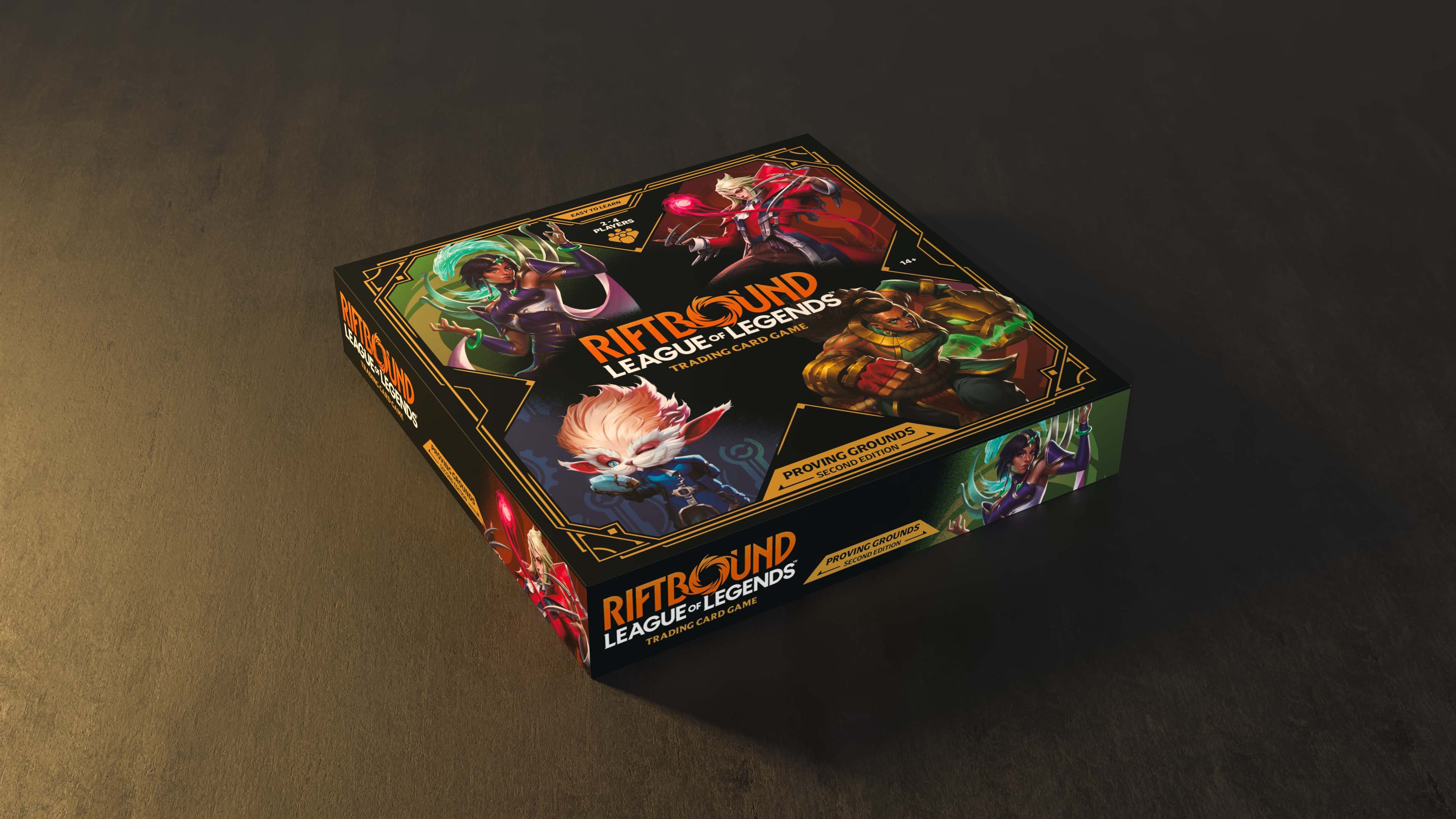 Proving Grounds 2nd Edition boxed product for Riftbound