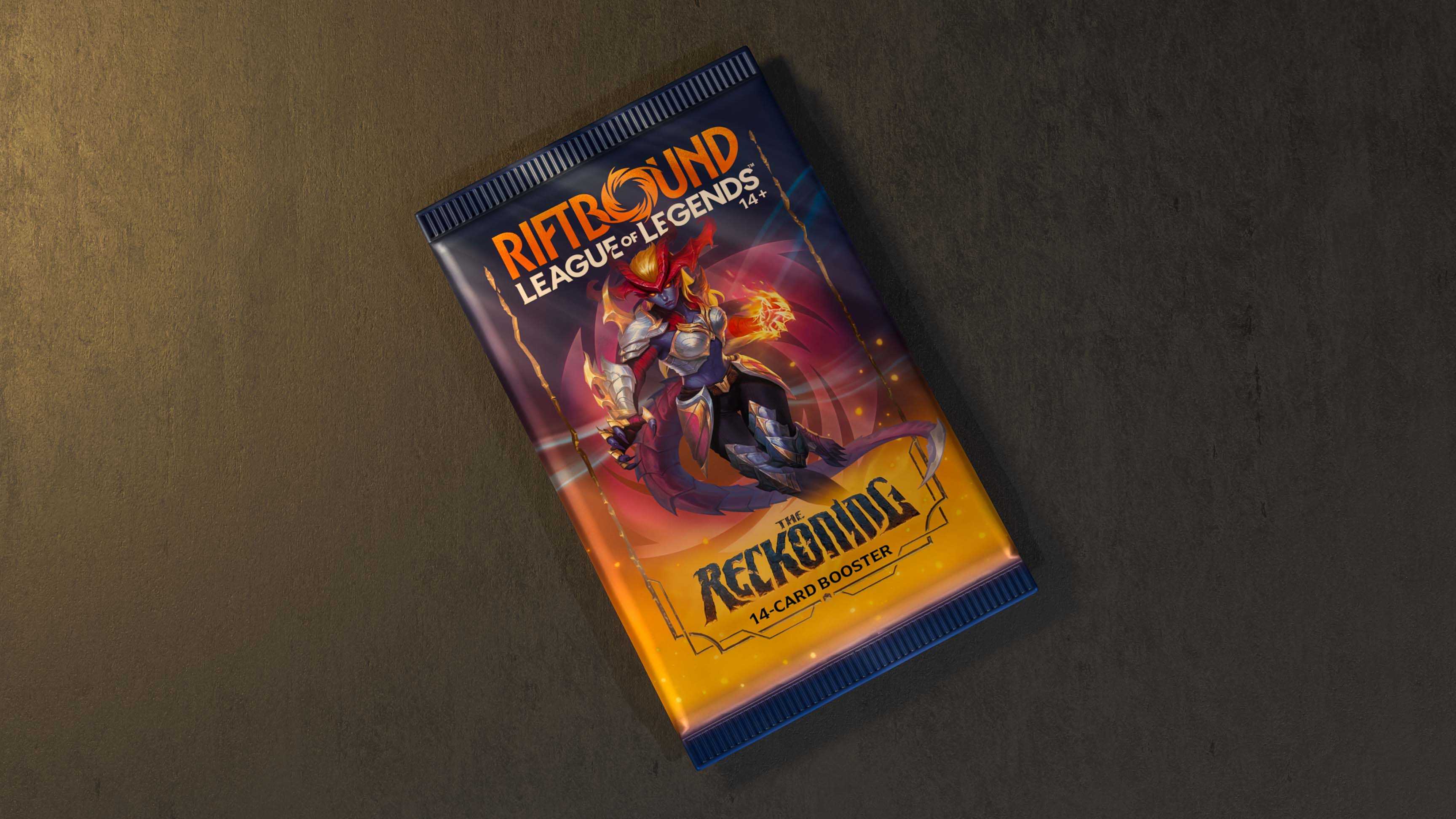 The Reckoning product lineup — boosters, displays, Champion Decks and Vault Bundle