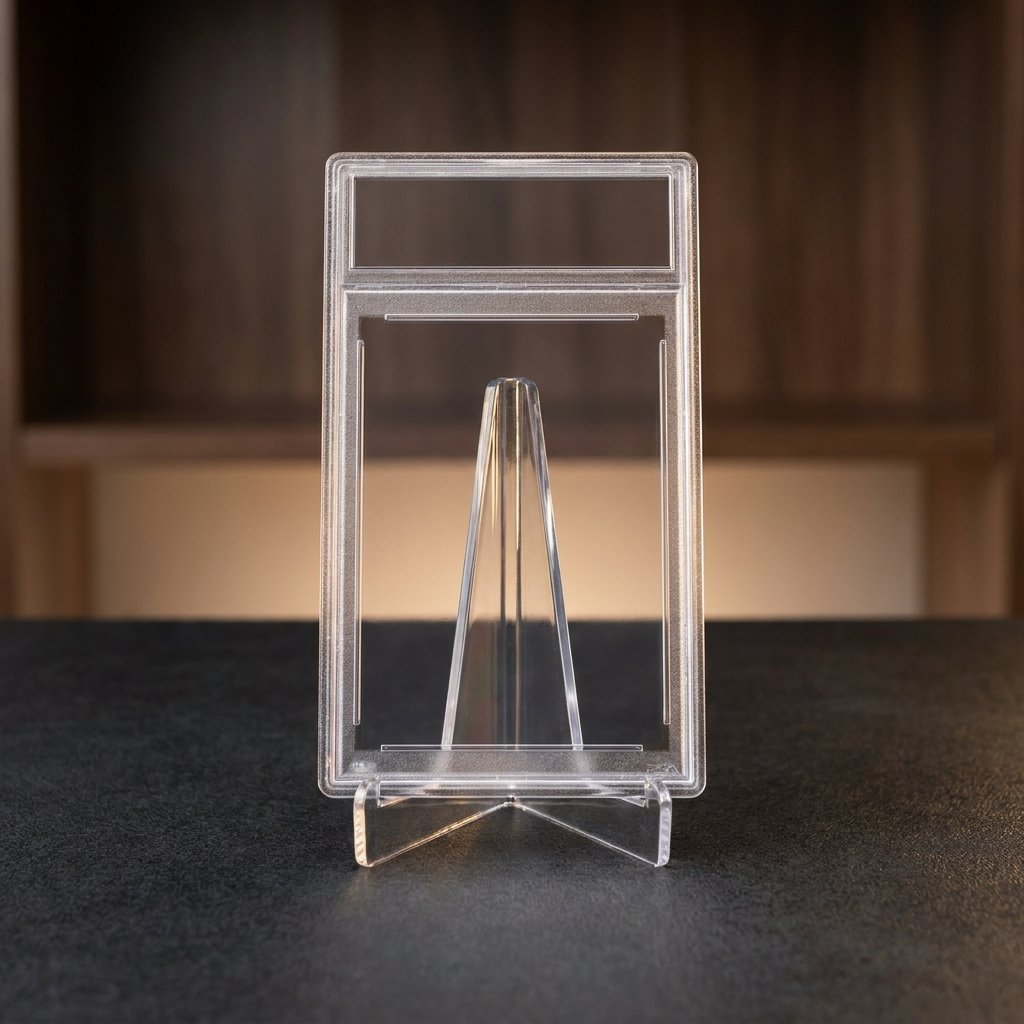 Graded slab display stand