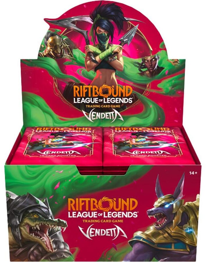 Vendetta — Riftbound Set 4 booster display